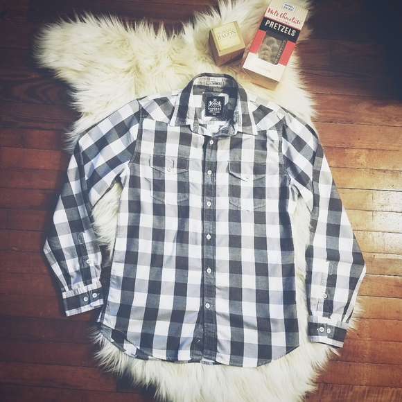 Express Other - EXPRESS Men's Long Sleeve Medium Flannel Shirt